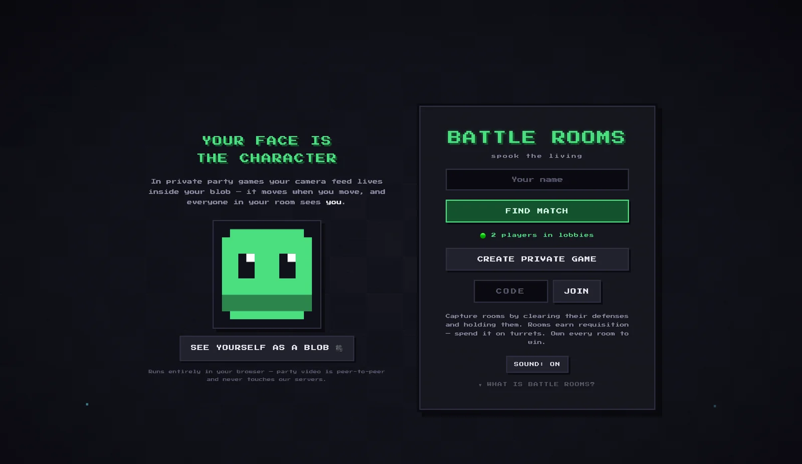 Battle Rooms game
