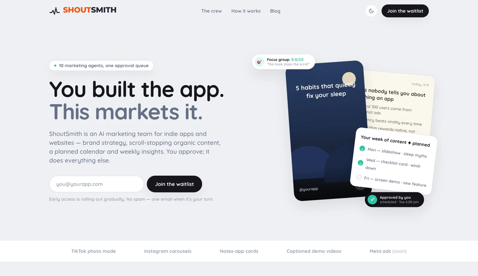 ShoutSmith website